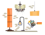 Chandelier / lamps
