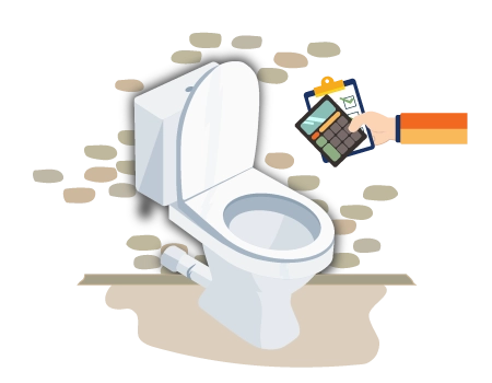 Toilet / flush cistern